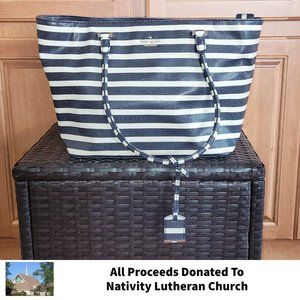 Kat Spade Purse (Navy Blue & Ivory)